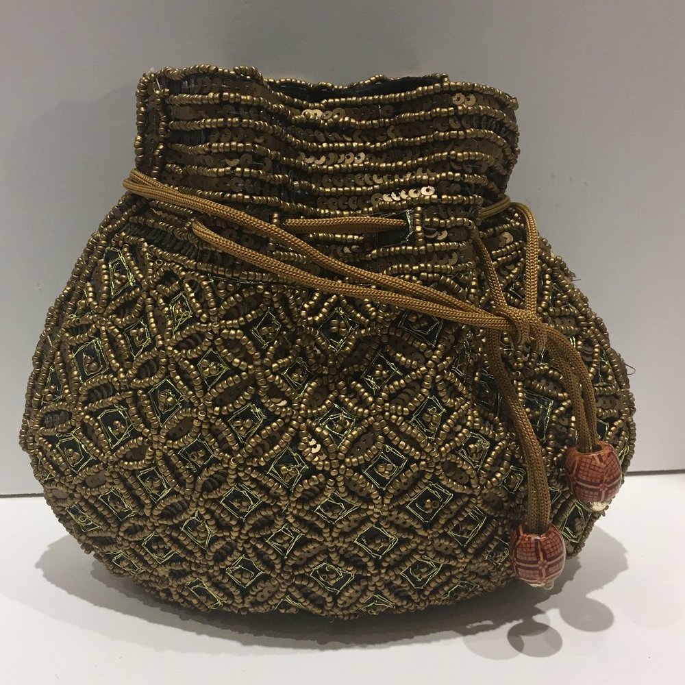 BOHO STYLE BEADED POUCH PURSE    HOST PICK!!!